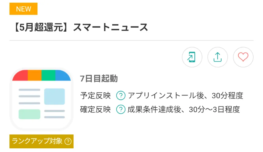 スマートニュース(モッピー)